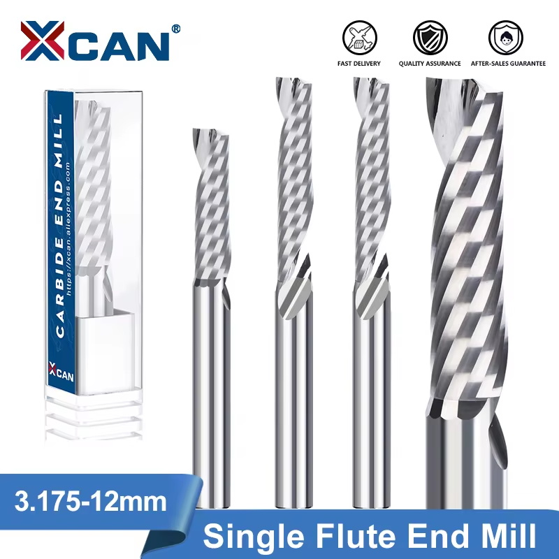 End Mill Set - XCAN Pemotong Penggilingan Karbida 1 Buah