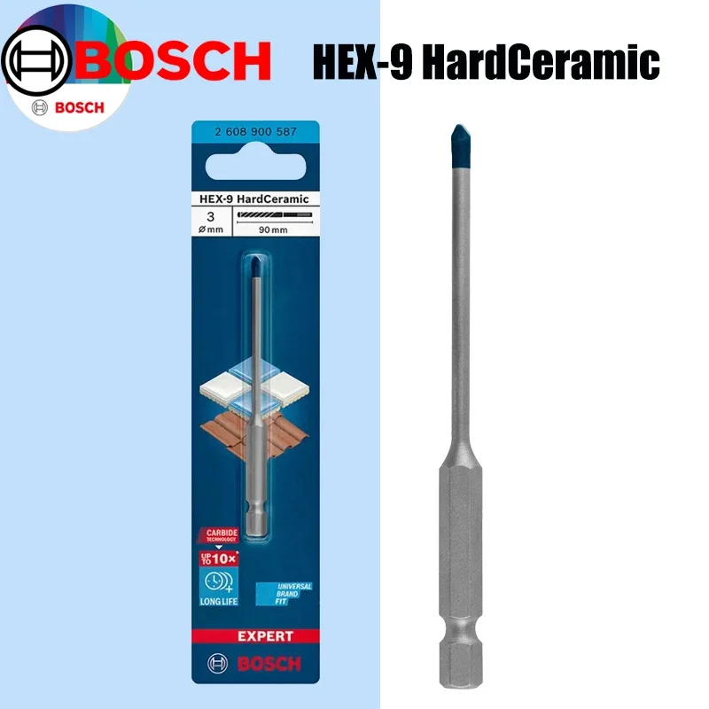 Drill Bit Set - Mata Bor Keramik Keras BOSCH Hex-9