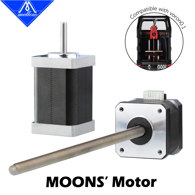 Nema 17 Stepper - Motor Stepper Mellow MOONS XY Shaft