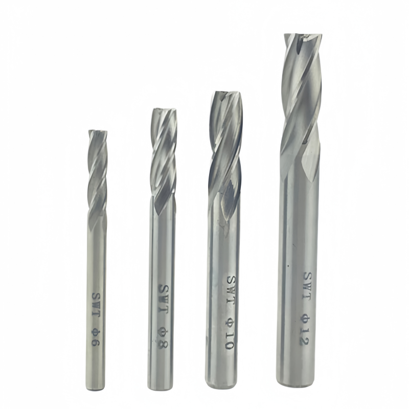 End Mill Set - 4Pcs Karbida Akhir Pabrik HSS 4