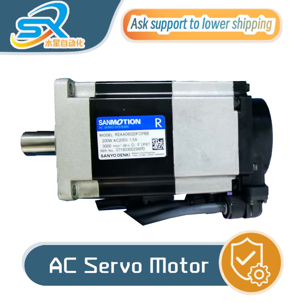 Servo Motor - Motor Servo AC Sanyo, Beroperasi dengan