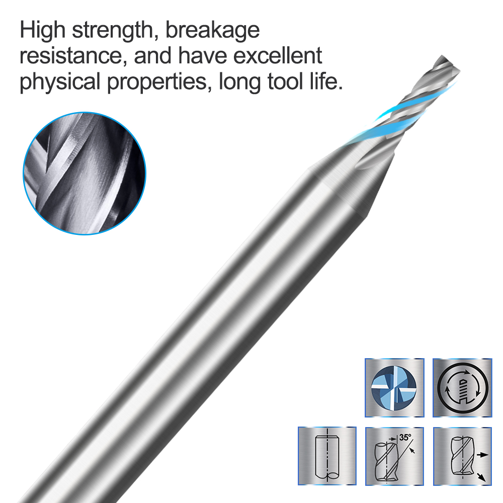 1 Buah Diameter Frez 2Mm Endmi - End Mill Set ulasan dan harga