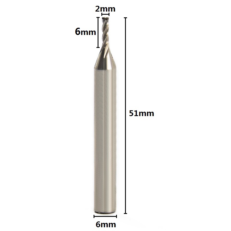 1 Buah Diameter Frez 2Mm Endmi - End Mill Set ulasan dan harga