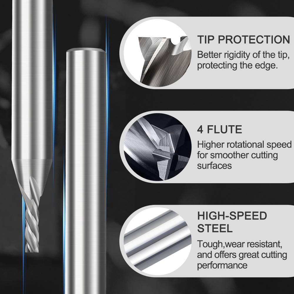 1 Buah Diameter Frez 2Mm Endmi - End Mill Set ulasan dan harga