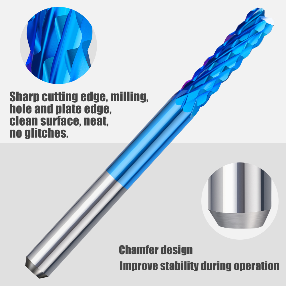 CNC Corn End Mill 10 Buah 0.5- - End Mill Set ulasan dan harga