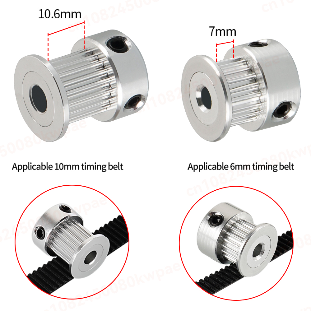 1/5/10 Buah Katrol GT2 20 Gigi - Gt2 Pulley ulasan dan harga